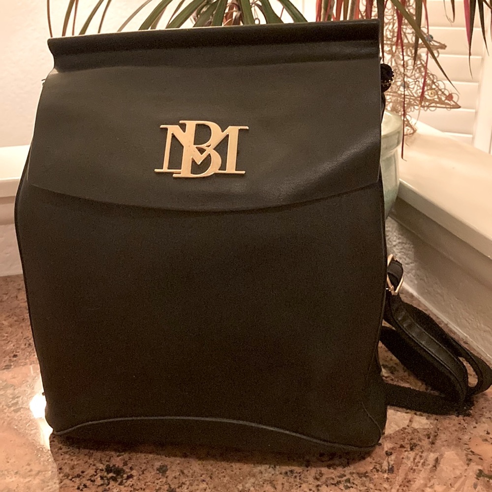 Badgley Mischka 11x14 leather backpack